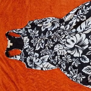 MMK hibiscus print dress